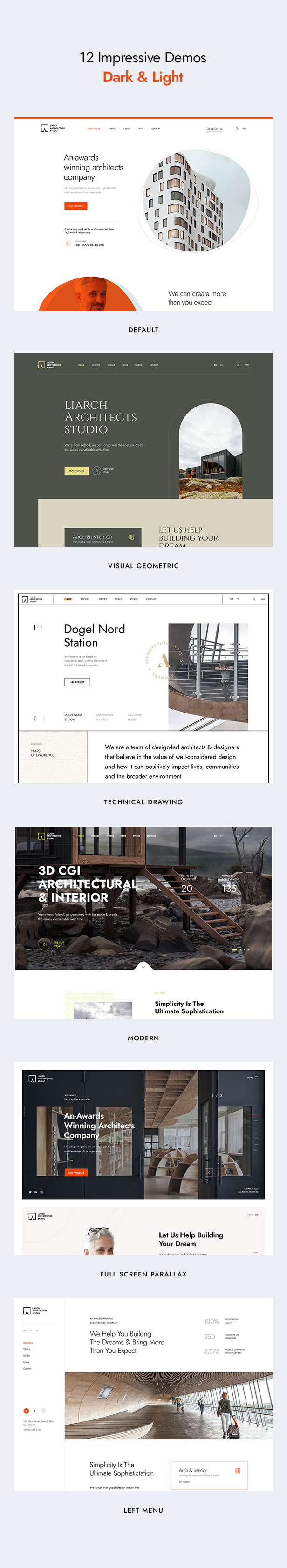 Liarch - Architecture & Interior WordPress Theme