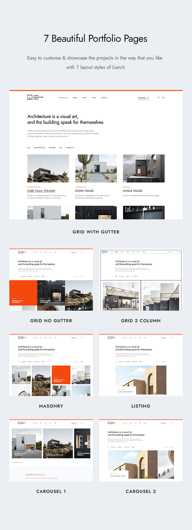 Liarch - Architecture & Interior WordPress Theme